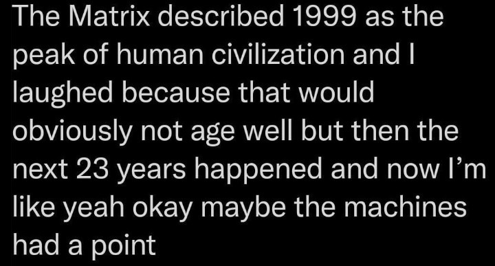 Maybe that was the peak - meme