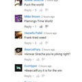 Meanwhile on a YouTube comment section....