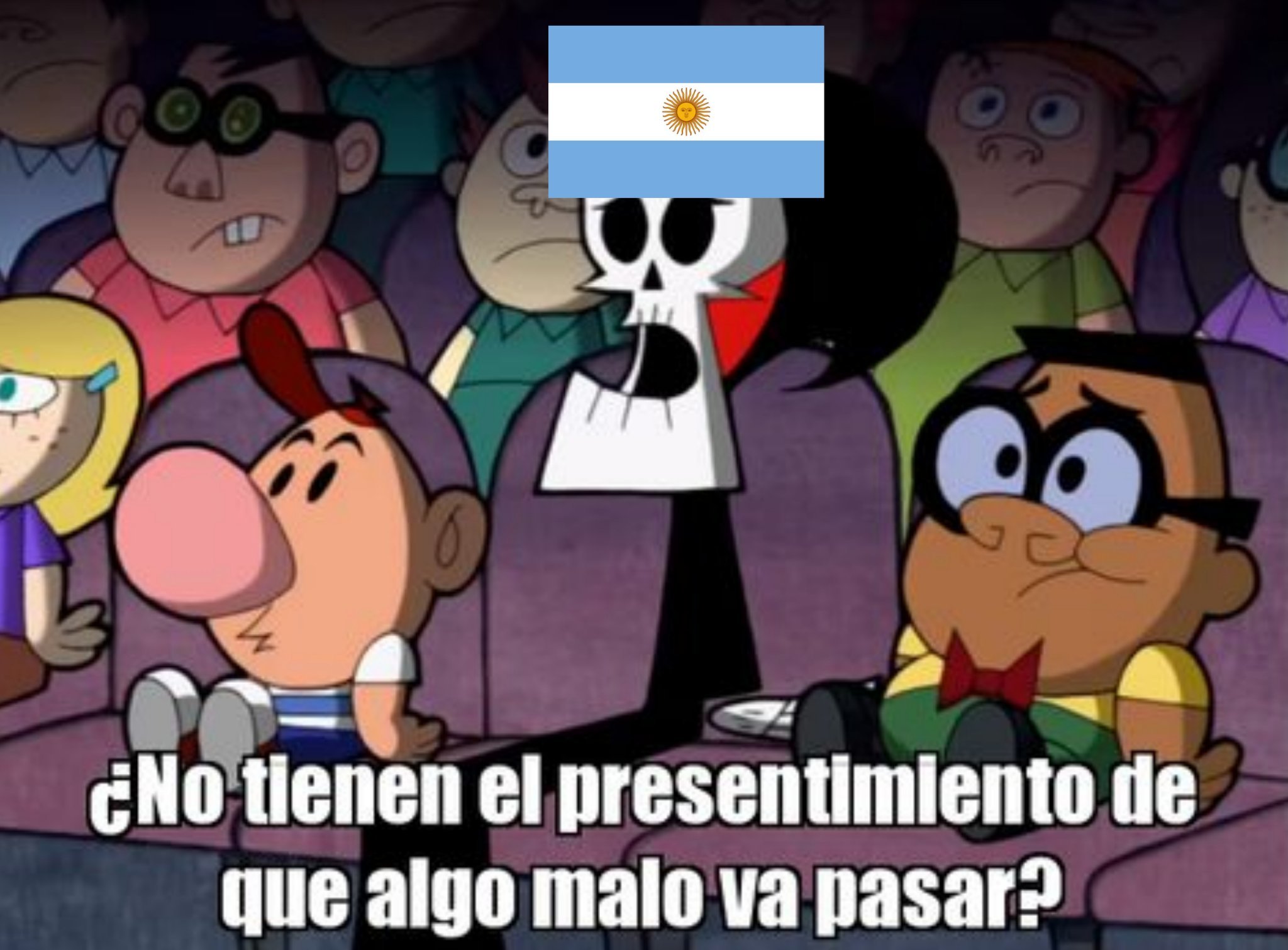 Argentina al ver que River y Boca son los 2 semifinalistas - meme