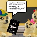 the doge kids will be traumatized.