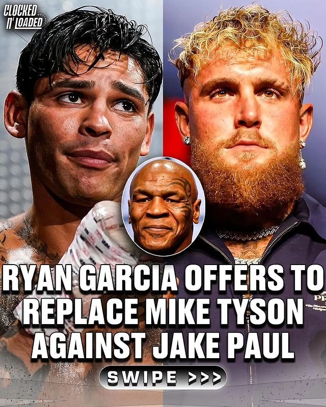 Ryan Garcia would replace Mike Tyson against Jake Paul - meme