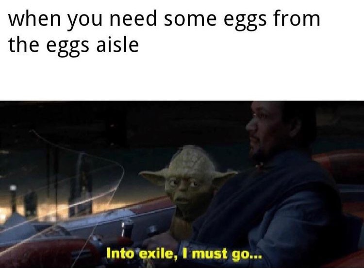 eggs aisle - meme