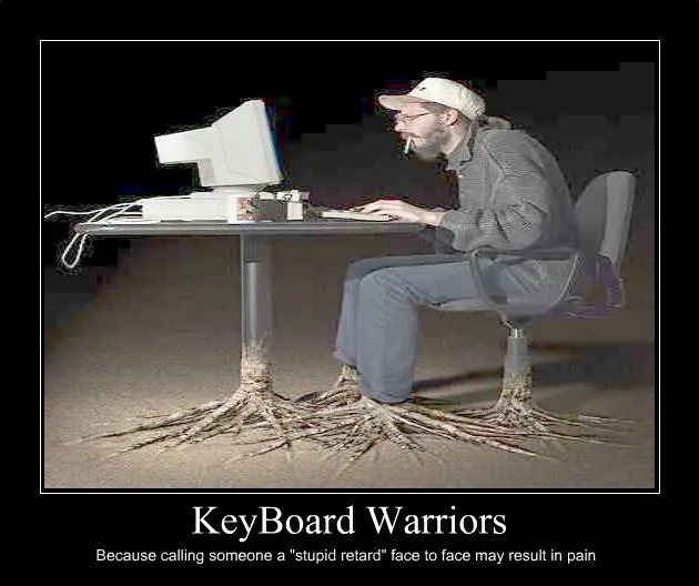 KeyBoard Warrior - meme