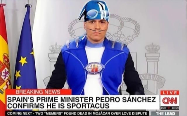 Ya le gustaría a Perro Sanchez ser Esportacus - meme