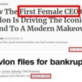 Revlon files for bankruptcy
