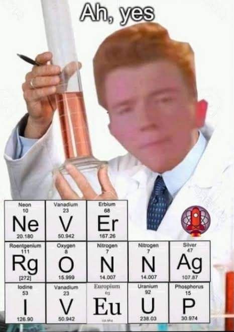 Never Gonna Give you up - meme