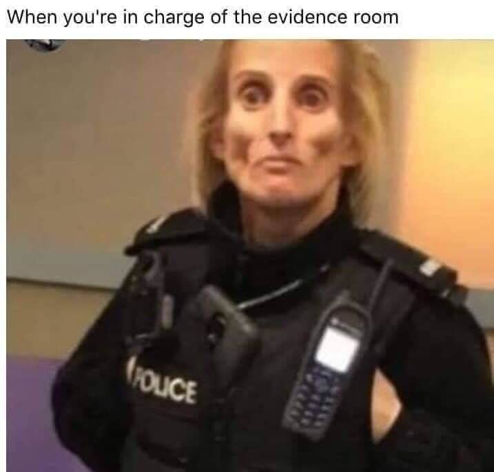 Evidence room - meme