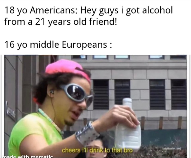 cheers my american friends - meme