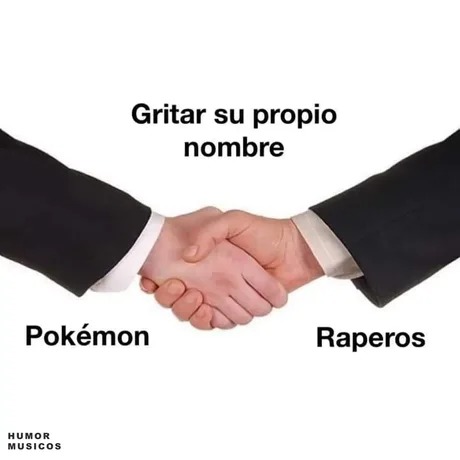 Pokemon y raperos - meme
