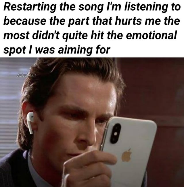 Sad songs meme