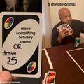 Average game of uno in 5MinuteCrafts life