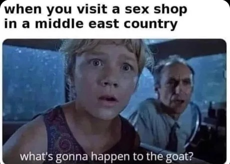 Middle east sex shop - meme