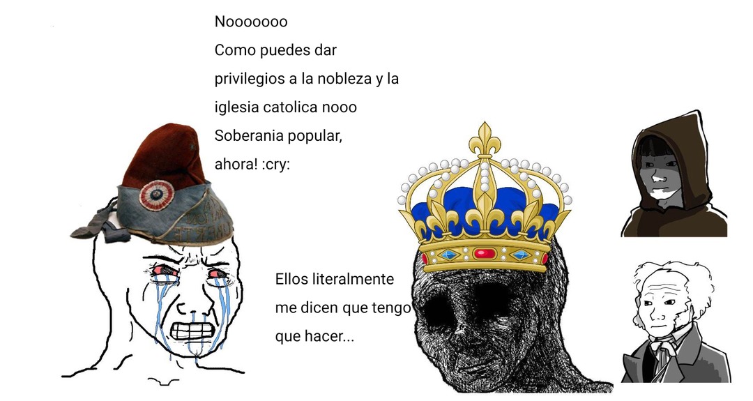 Monarquia Absoluta=chad - meme