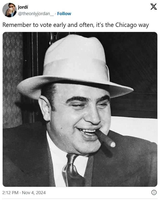 Vote early vote often meme