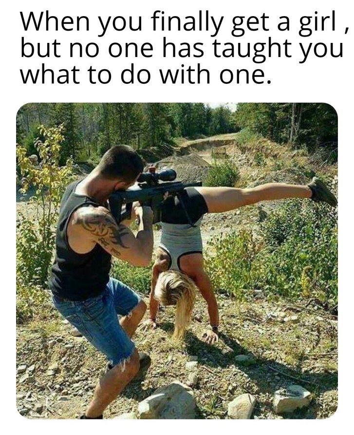 I'll use her as a pillow - meme