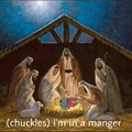 I’m in a manger