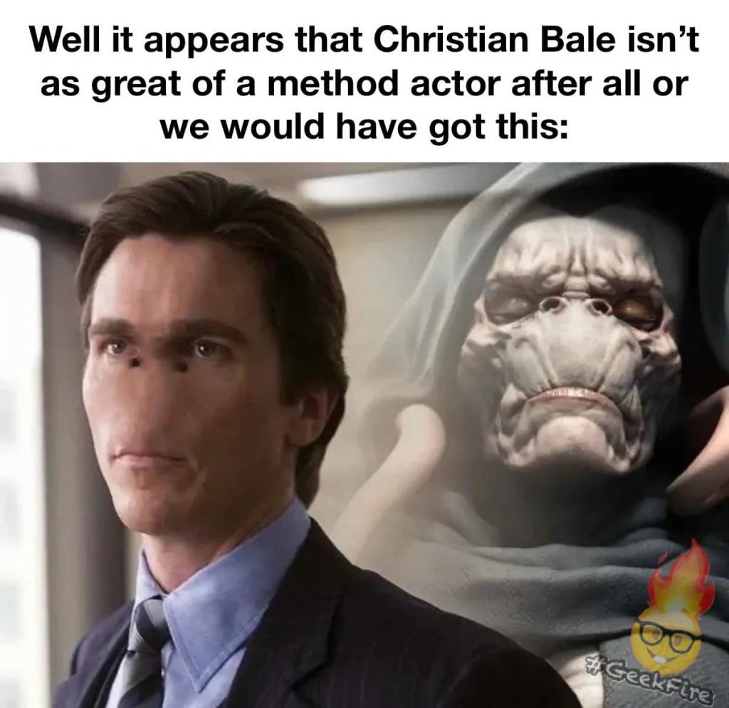 Christian bale as Gorr - meme