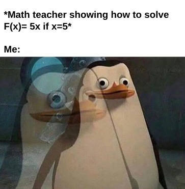 Math class - meme