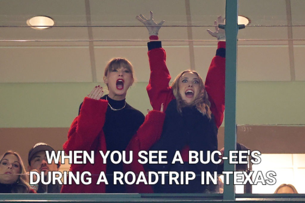 Buc-ee's - Taylor Swift Chiefs Game Meme