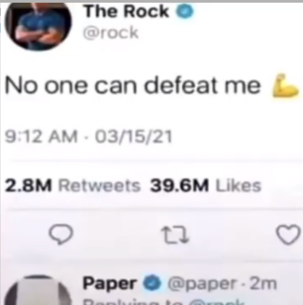 The rock - meme