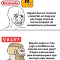 valve>>>>>>>rockstar e Nintendo