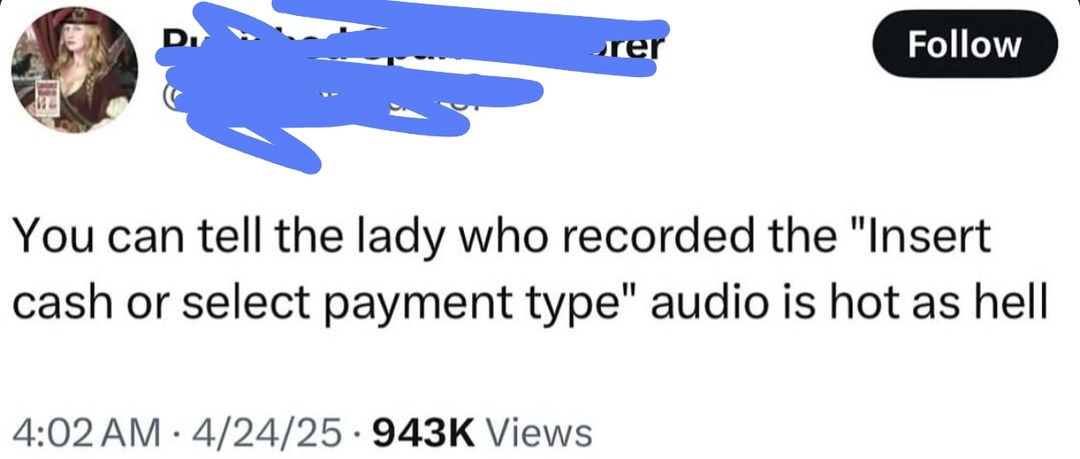 The lady who voiced the self-checkout machine is 100% hot - meme