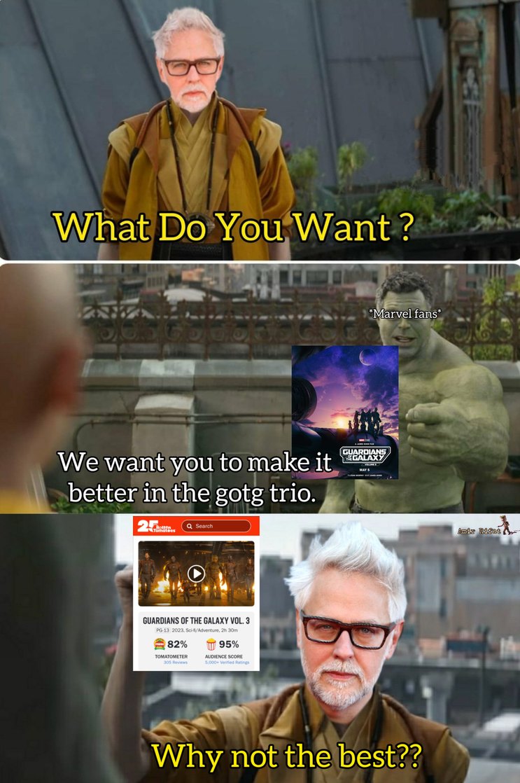 Guardians of the Galaxy volume 3 - meme
