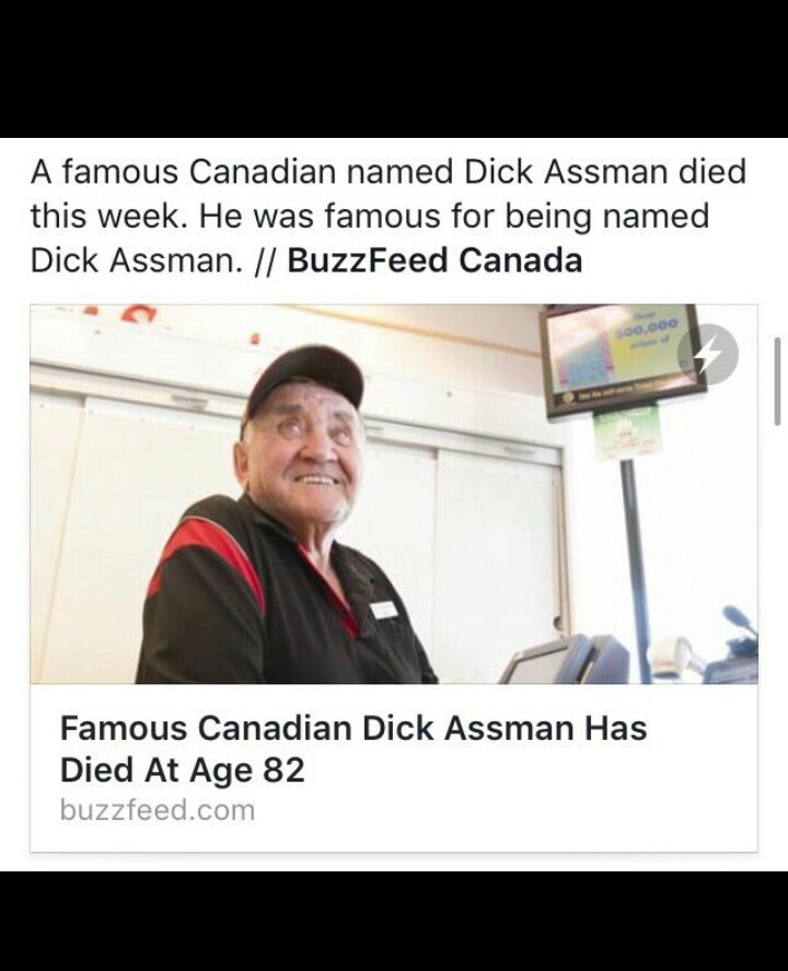 Rip dick assman - meme