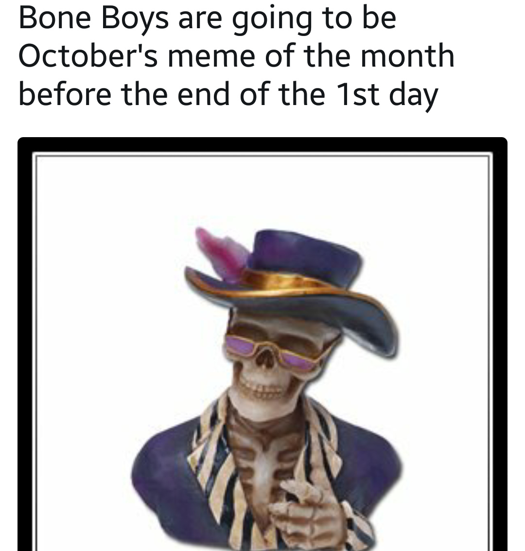 Its gonna get spooky - meme