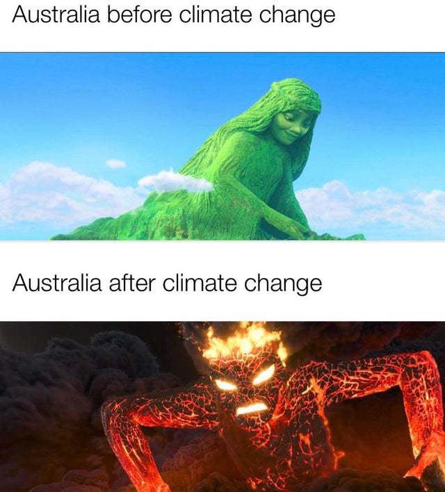 australia antes y despues - meme