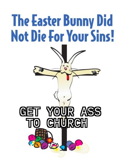Get your ass to church - meme