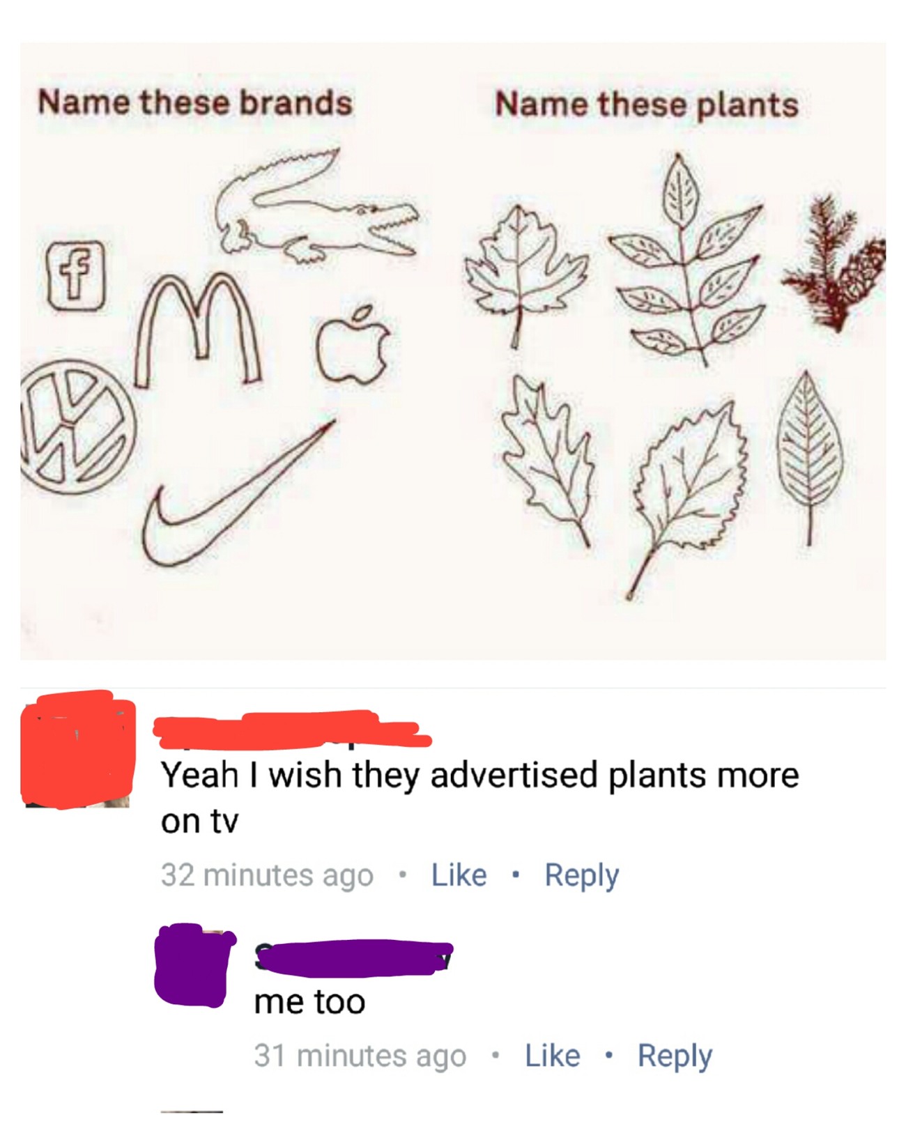 Bring plant educations to our schools - meme