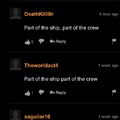 part of the ship, part of the crew
