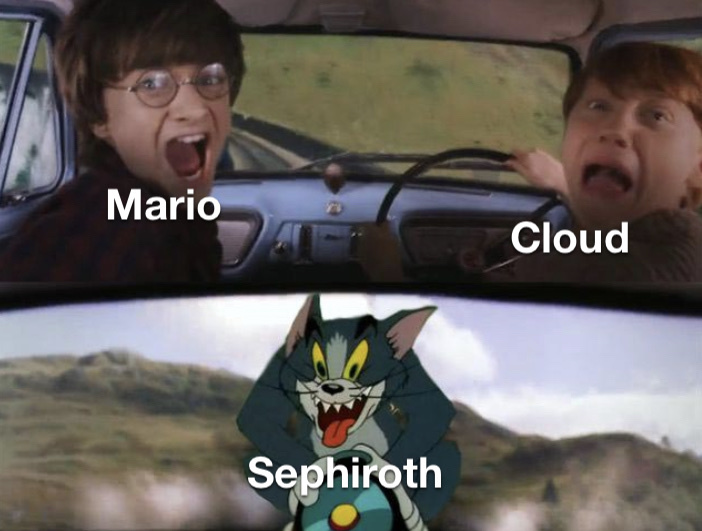 (OC) Sephiroth is awesome - meme