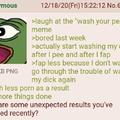 Anon learns about basic hygiene