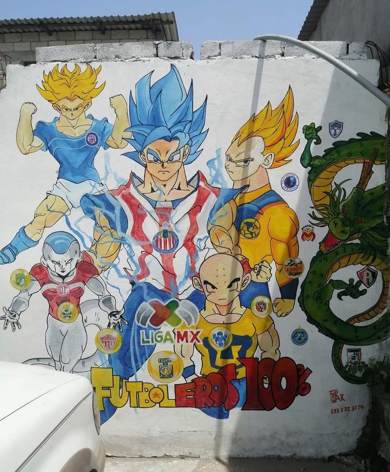 Goku con el jersey del besito equipo como debe ser - meme