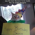 Happy Birthday meme for Dennis