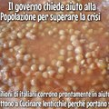 Renzi bis e le lenticchie: a real tragic true story
