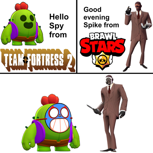 La de Spike es un aspecto suyo y la del spy ya saben - meme