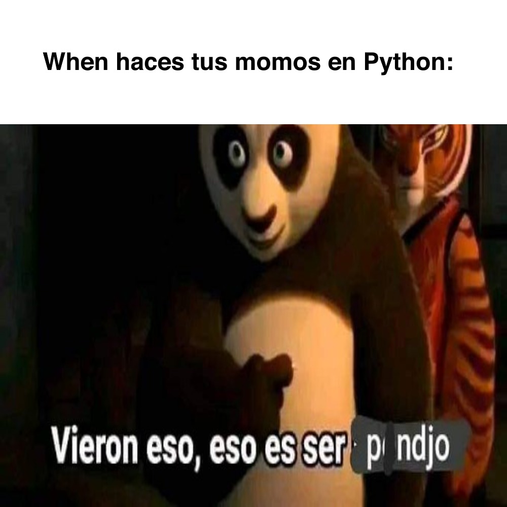 Python = homosexualidad - meme