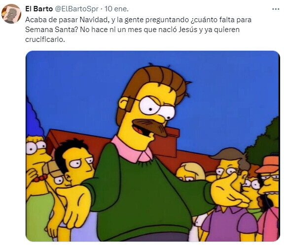 de navidad navida a semana santa sin pausa - meme