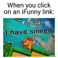 When you click on an iFunny link