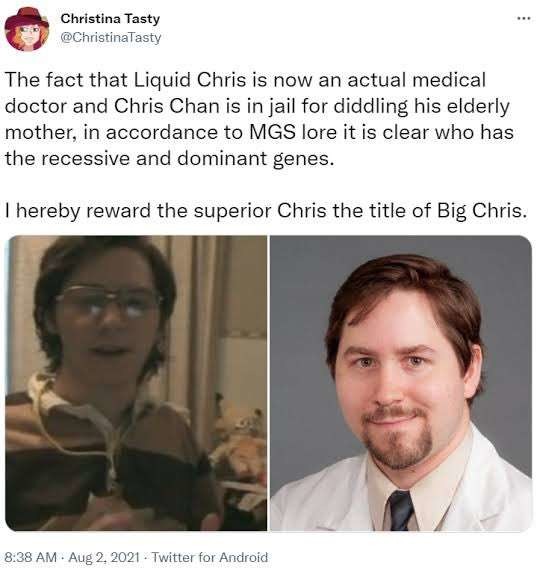Quite the outdated news but congrats for liquid Chris for being Big Chris - meme