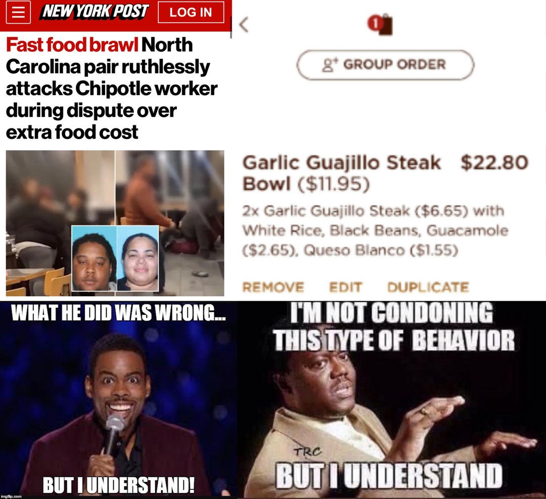 reply with Alternatives to Chipotle - meme