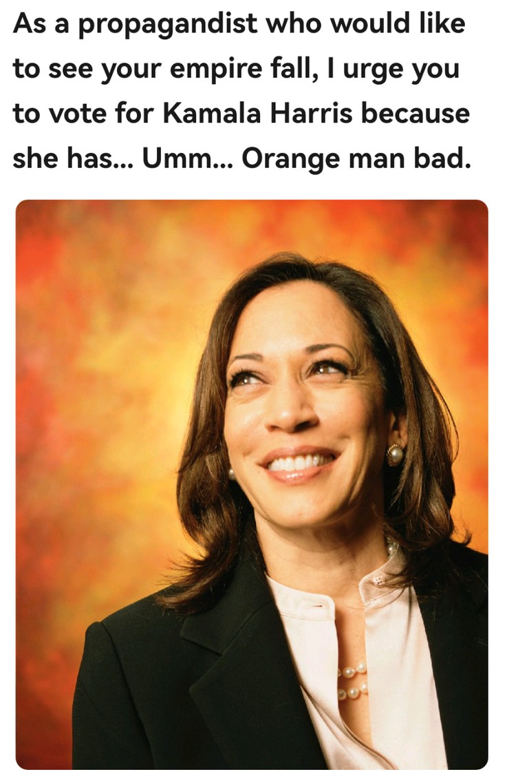 Election interface - meme