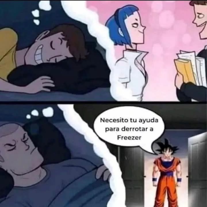 "Necesito que me pagues los mil dólares que me debes por doblar la voz de Goku" -Mario Castañeda - meme