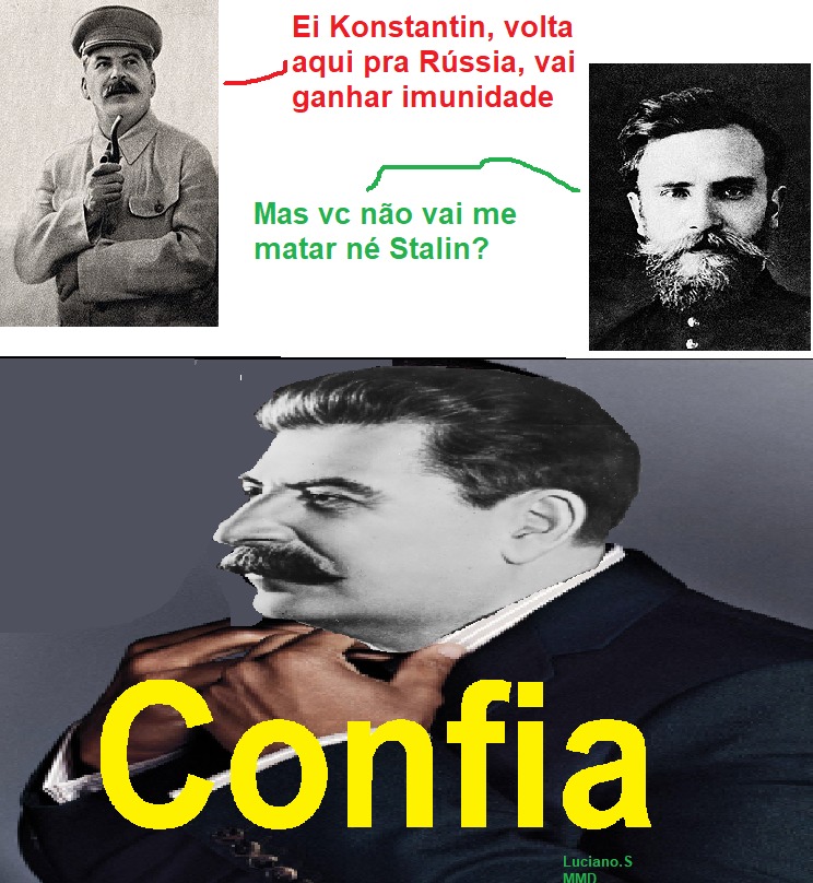 Confia no papai Stalin - meme