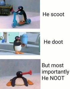 Pingu theme starts - meme