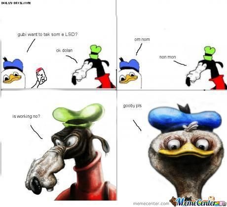 Gooby en Dolan - meme