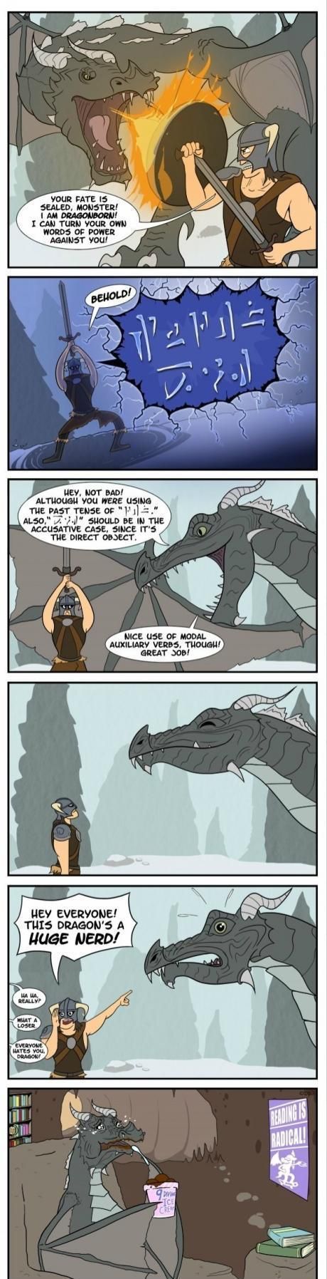 Poor dragon - meme